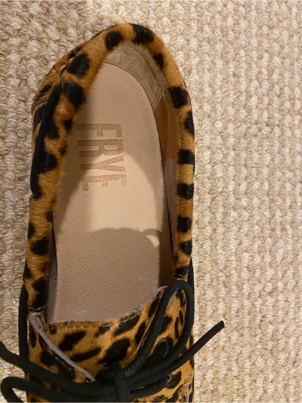 Frye Leopard Print Moccasin Loafers - Picture 4 of 5